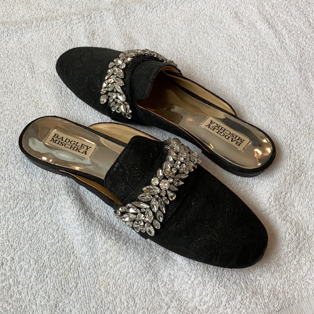 Badgley mischka mule slides